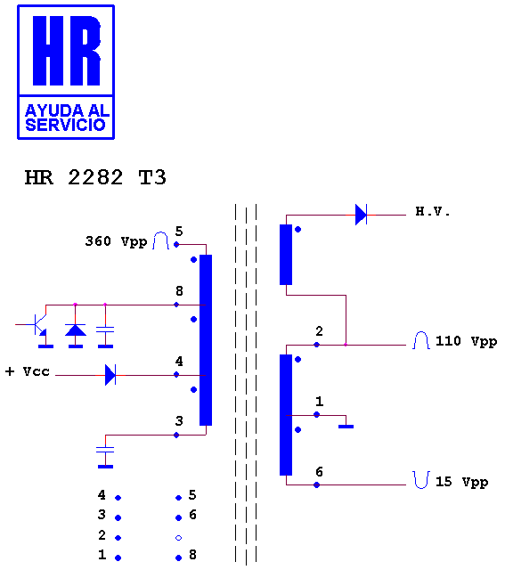 Schematic diagram for HR 2282 T3